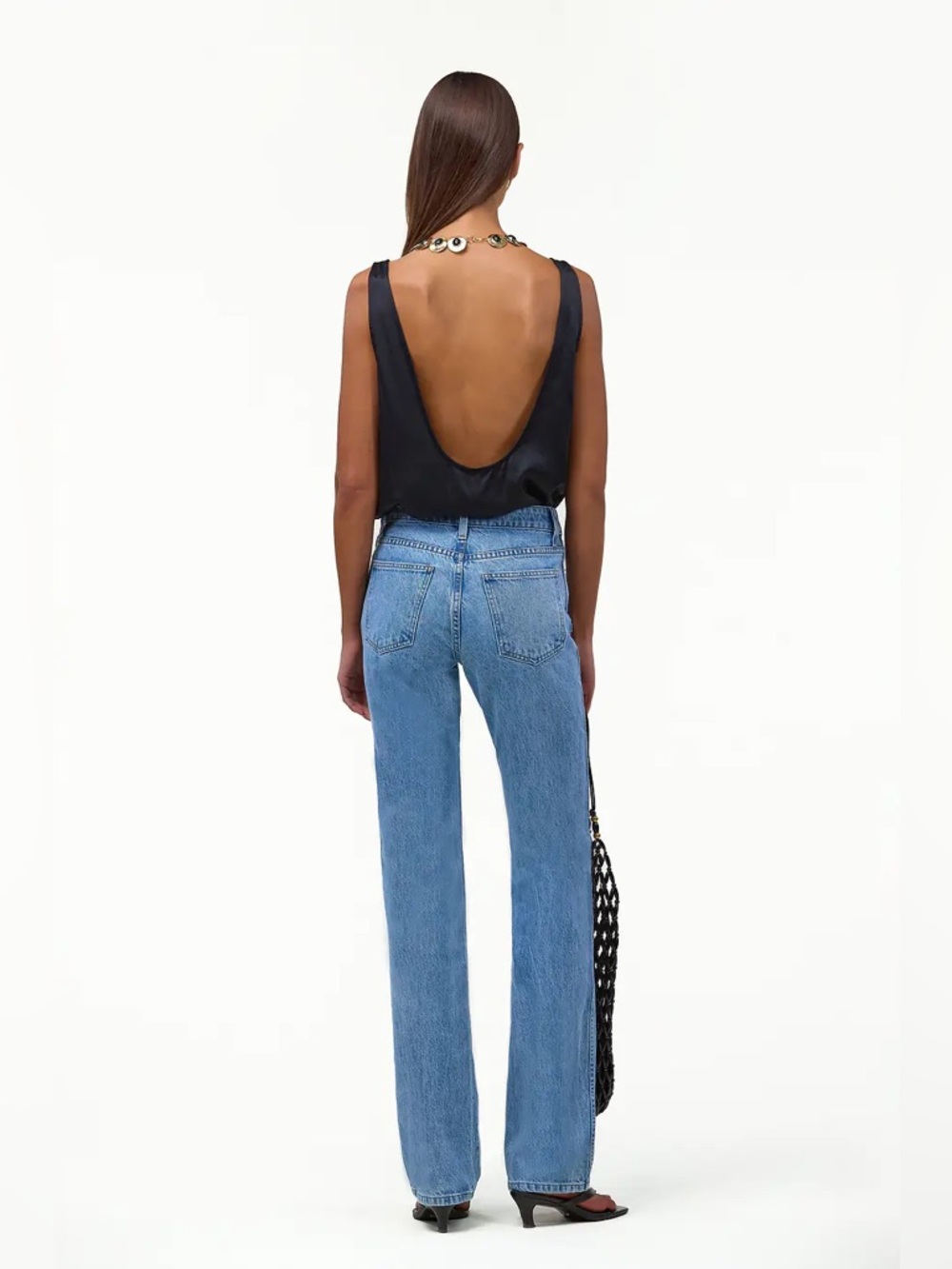 Same THE PERFECT JEAN Button Fly Size 28 x 35 Long Retail 428.00 - Picture 3 of 16
